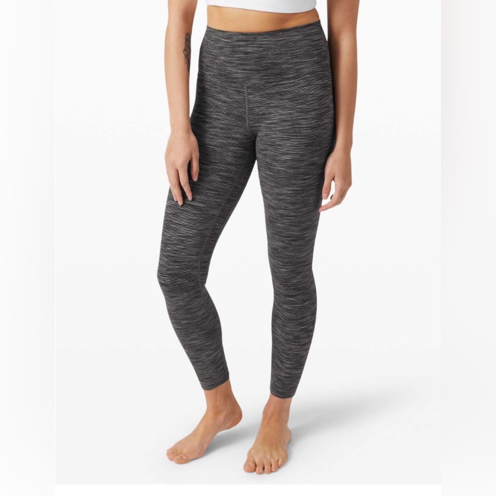 Lululemon Align™ Pant II 25" Wee Are From Space Dark Carbon Ice Grey Size 2